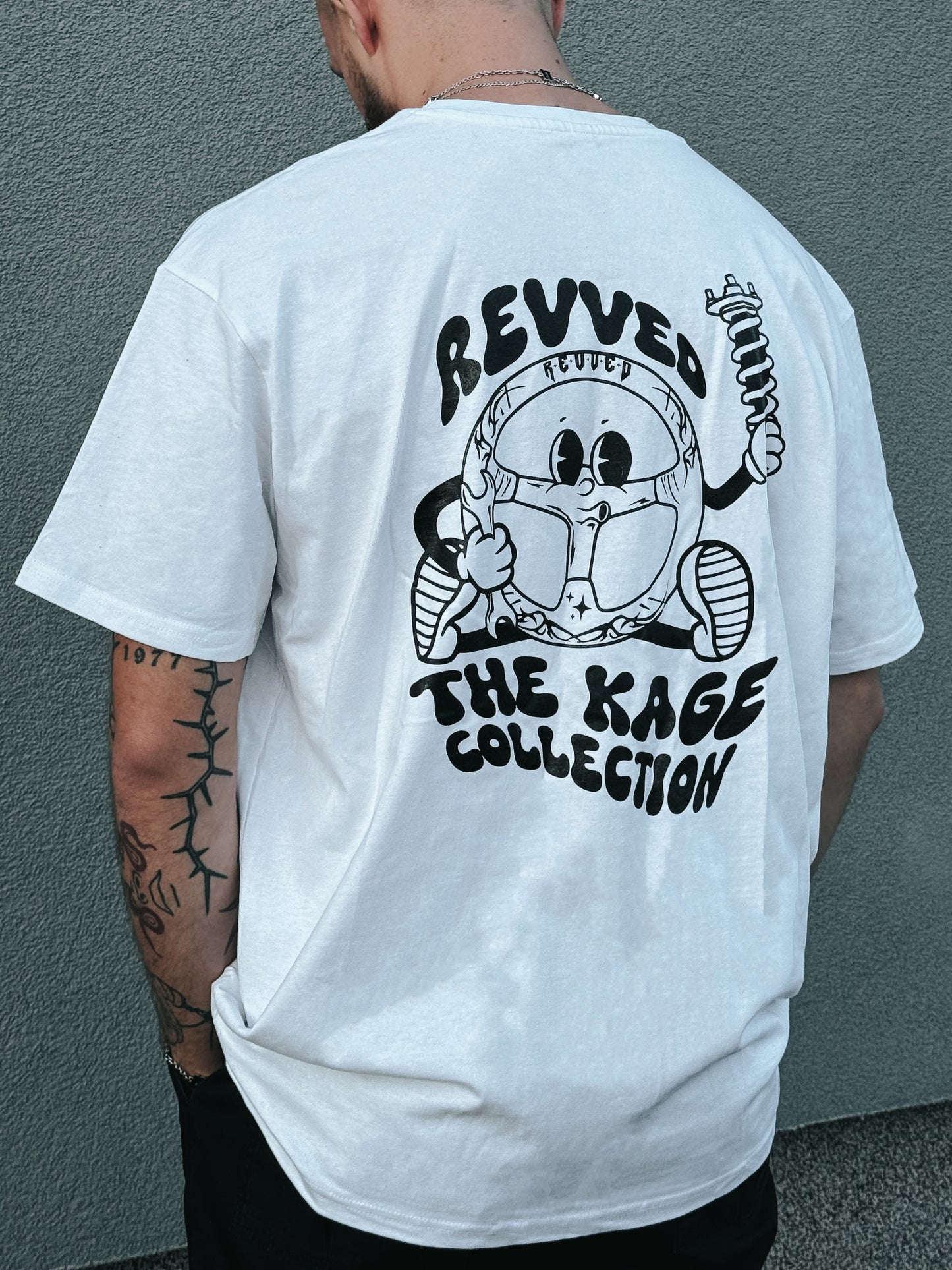 T-SHIRT "THE KAGE" BIAŁY