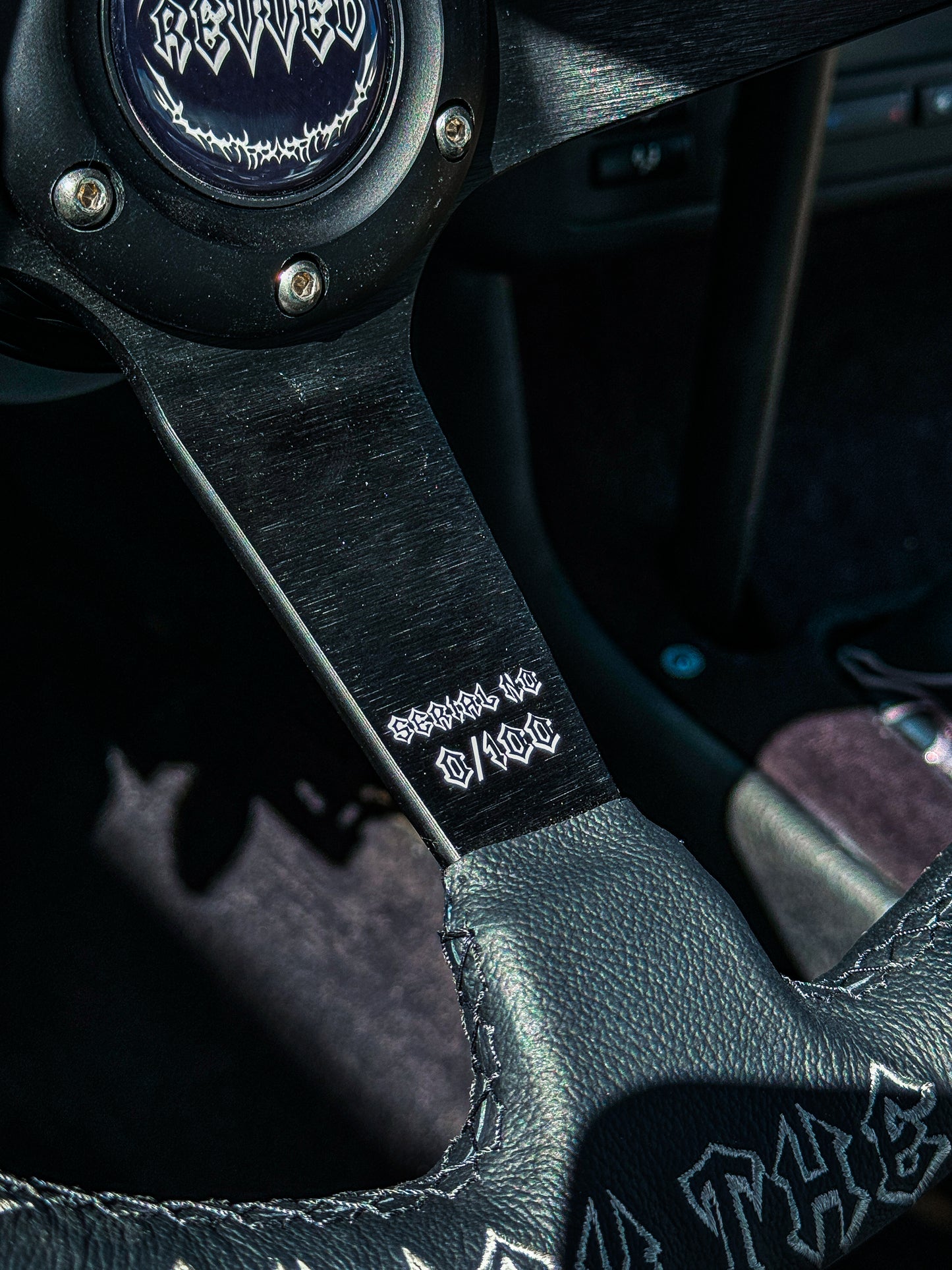 "ENJOY THE RIDE" STEERING WHEEL