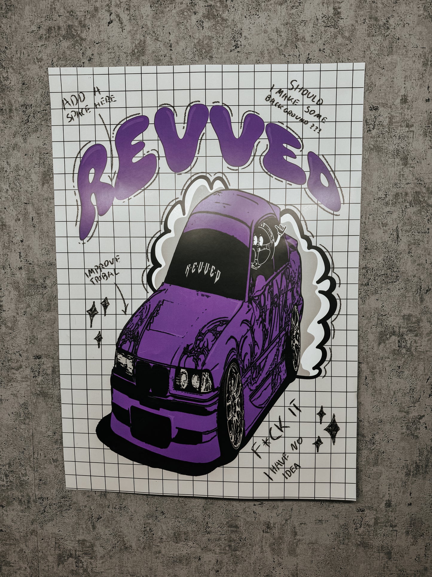 PLAKAT "THE BLUEBERRY SKETCH"