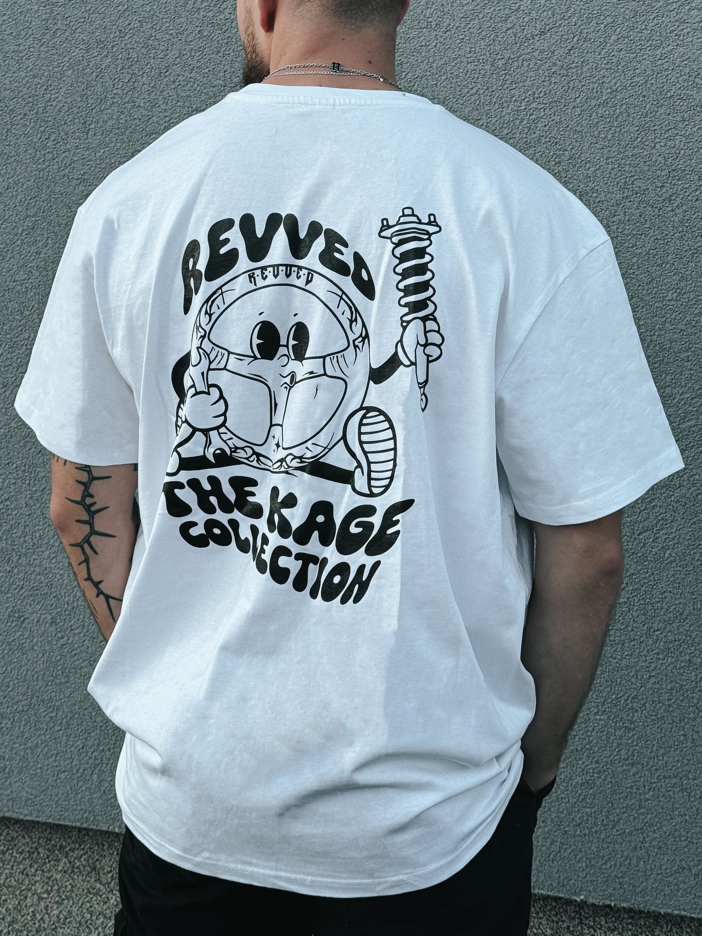 T-SHIRT "THE KAGE" BIAŁY