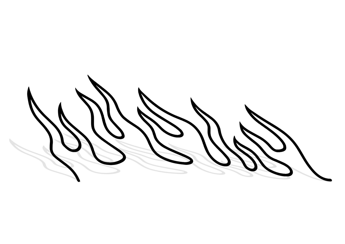 FLAMES SIDE BANNER