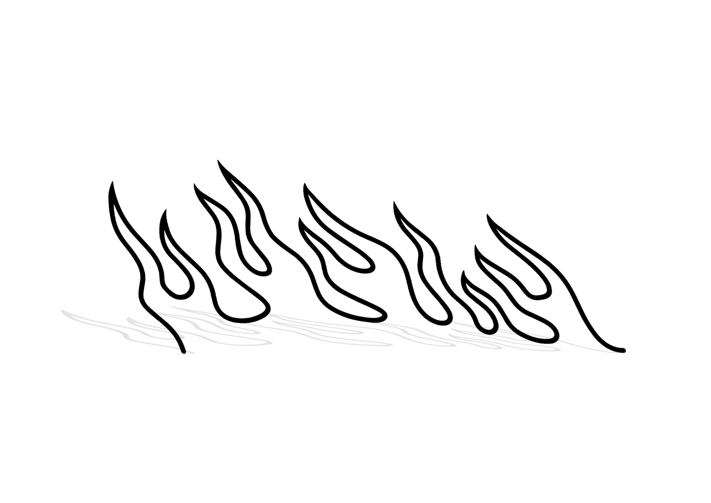 FLAMES V2 BIG DECAL