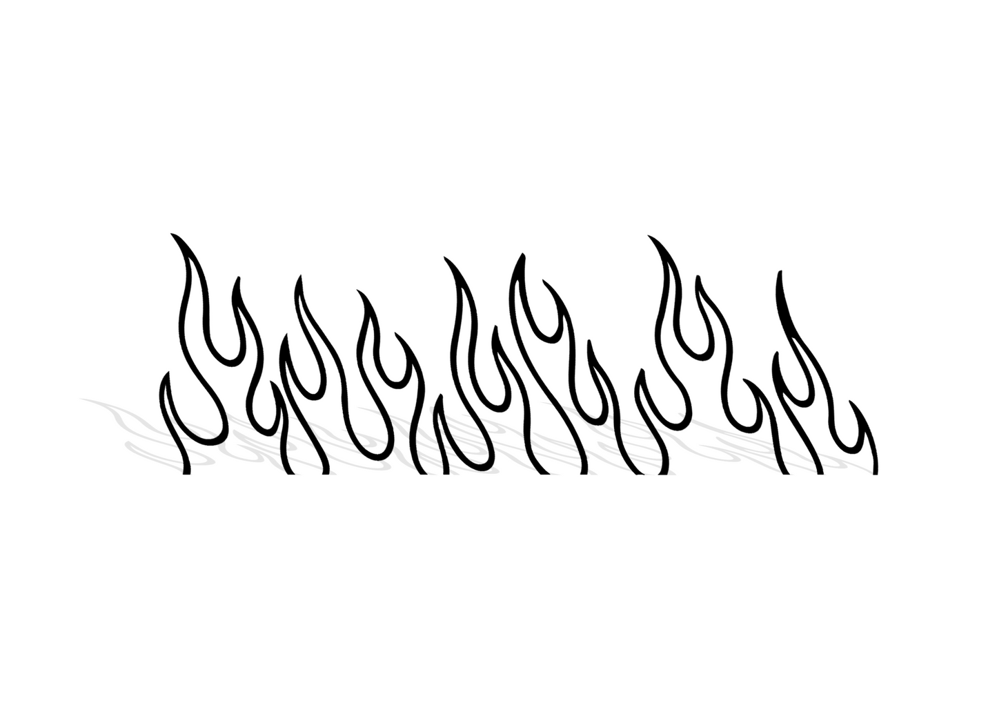 FLAMES BIG DECAL