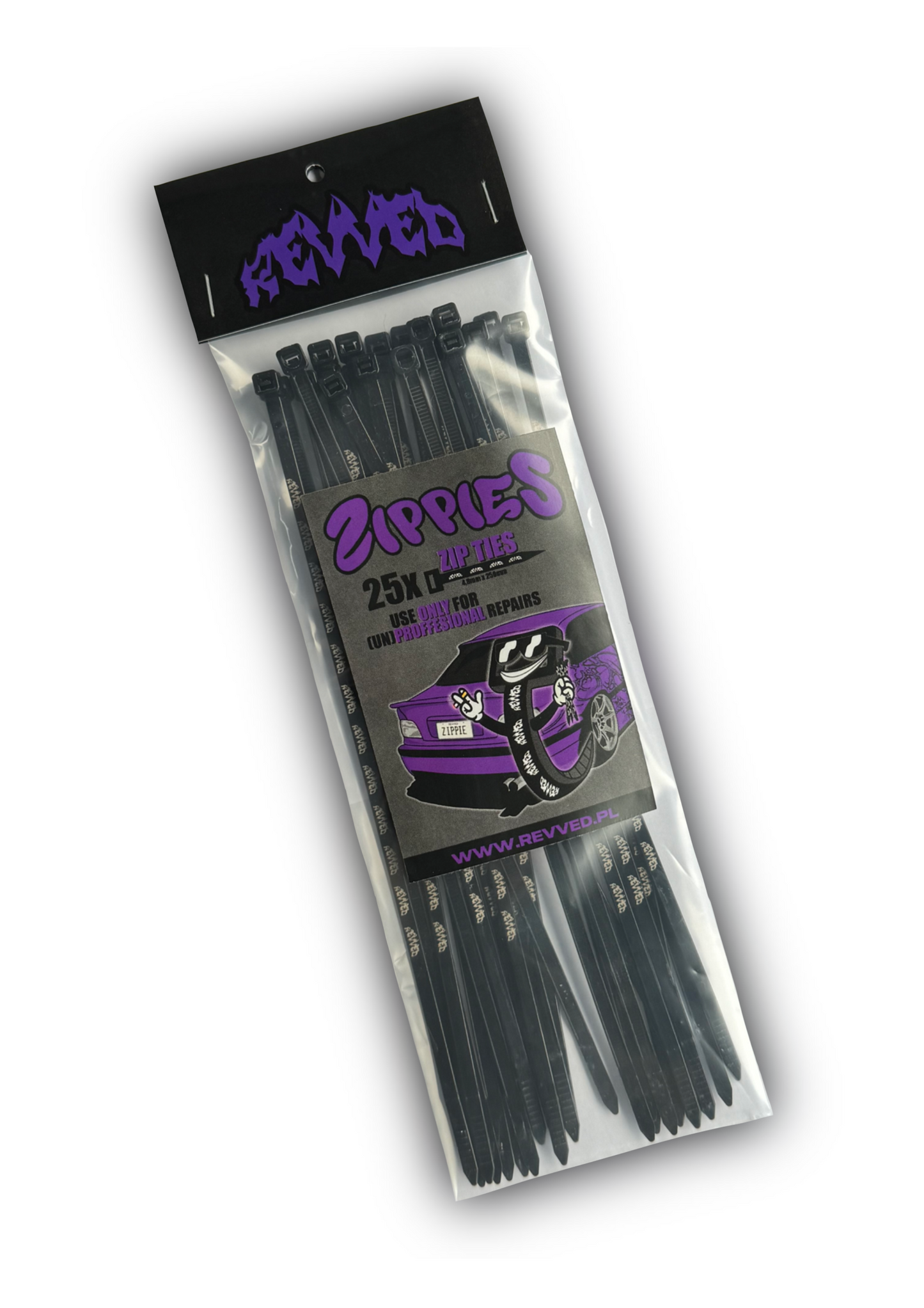 ZIPPIES - REVVED ZIP TIES