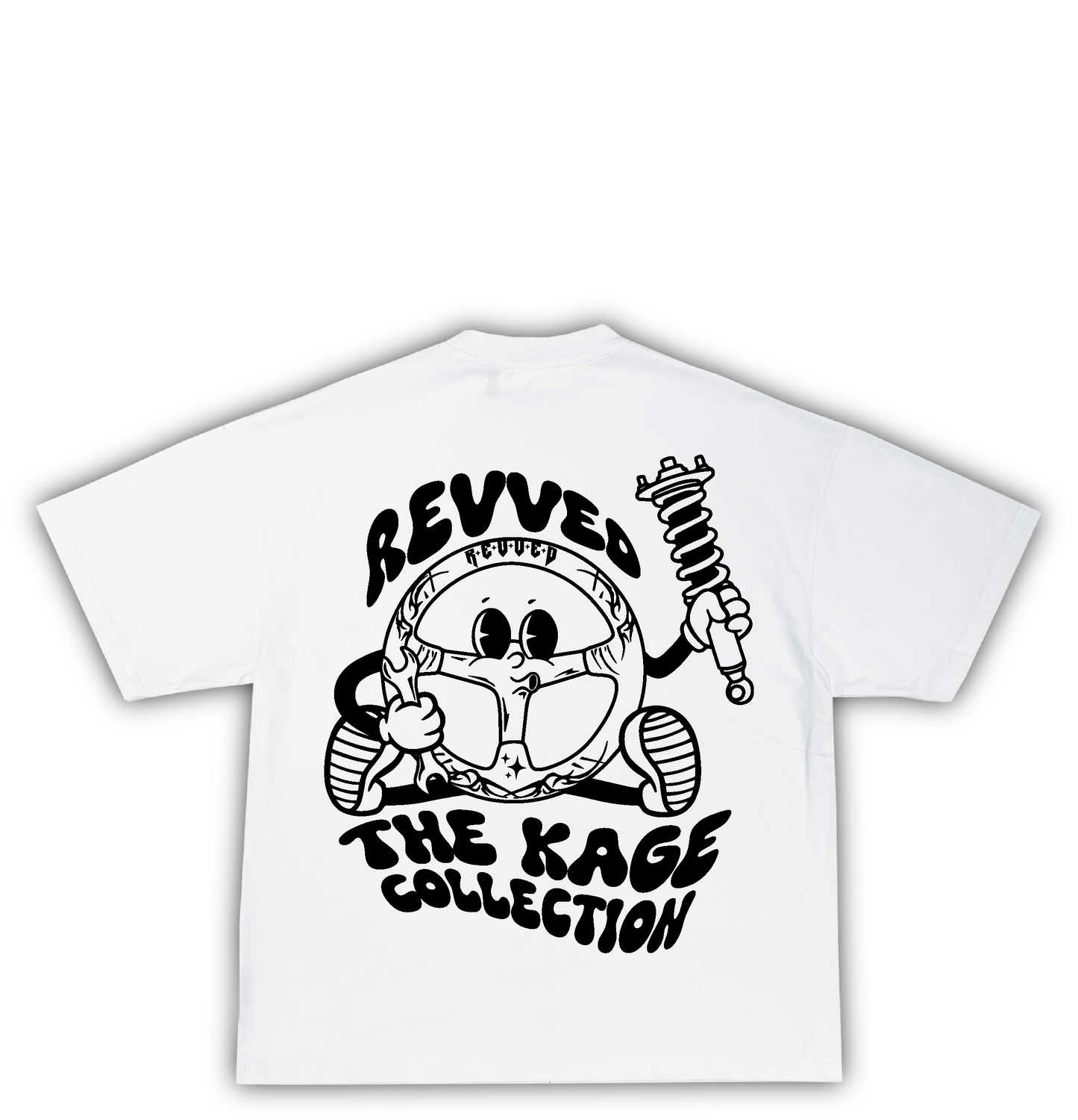 T-SHIRT "THE KAGE" BIAŁY