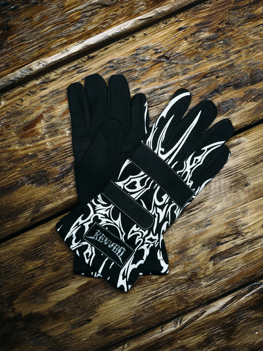 REVVED RACING GLOVES - BLACK