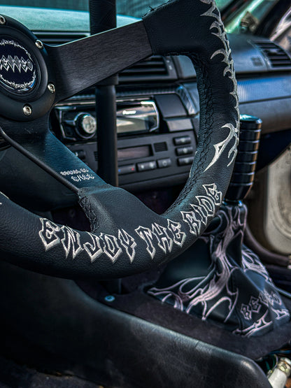 "ENJOY THE RIDE" STEERING WHEEL