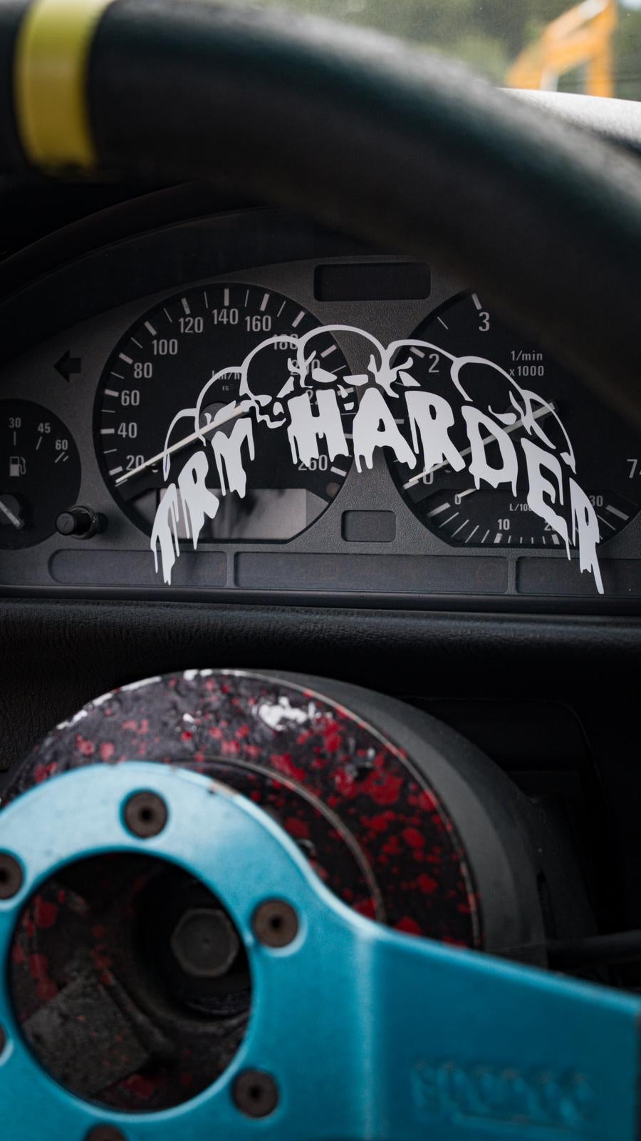 TRY HARDER DECAL