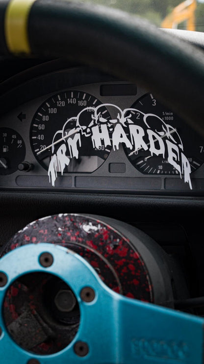 TRY HARDER DECAL