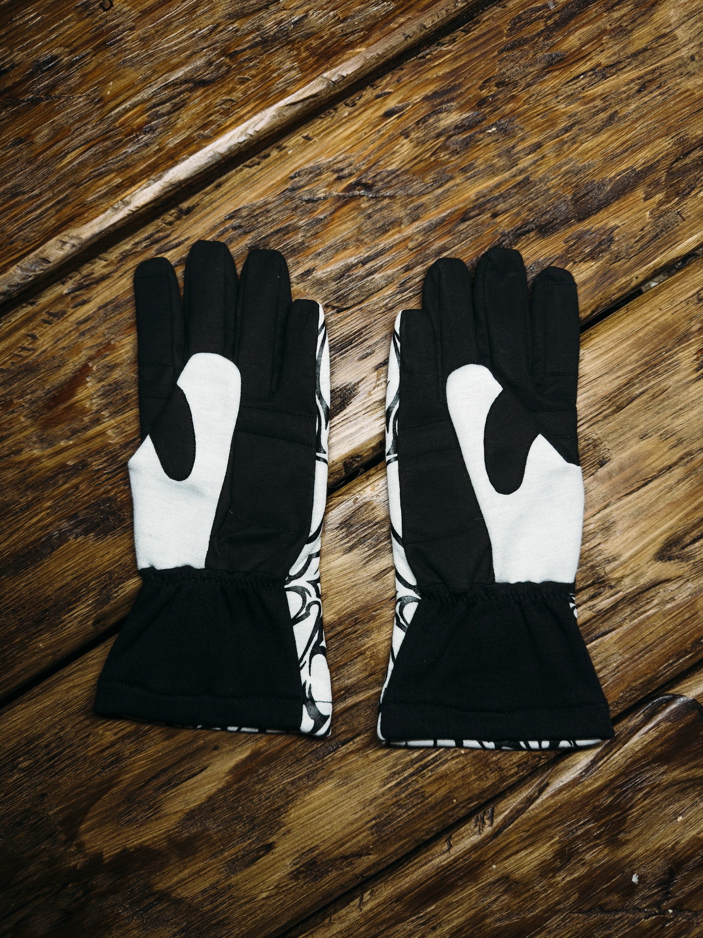 REVVED RACING GLOVES - WHITE