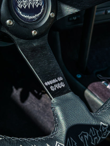 "ENJOY THE RIDE" STEERING WHEEL