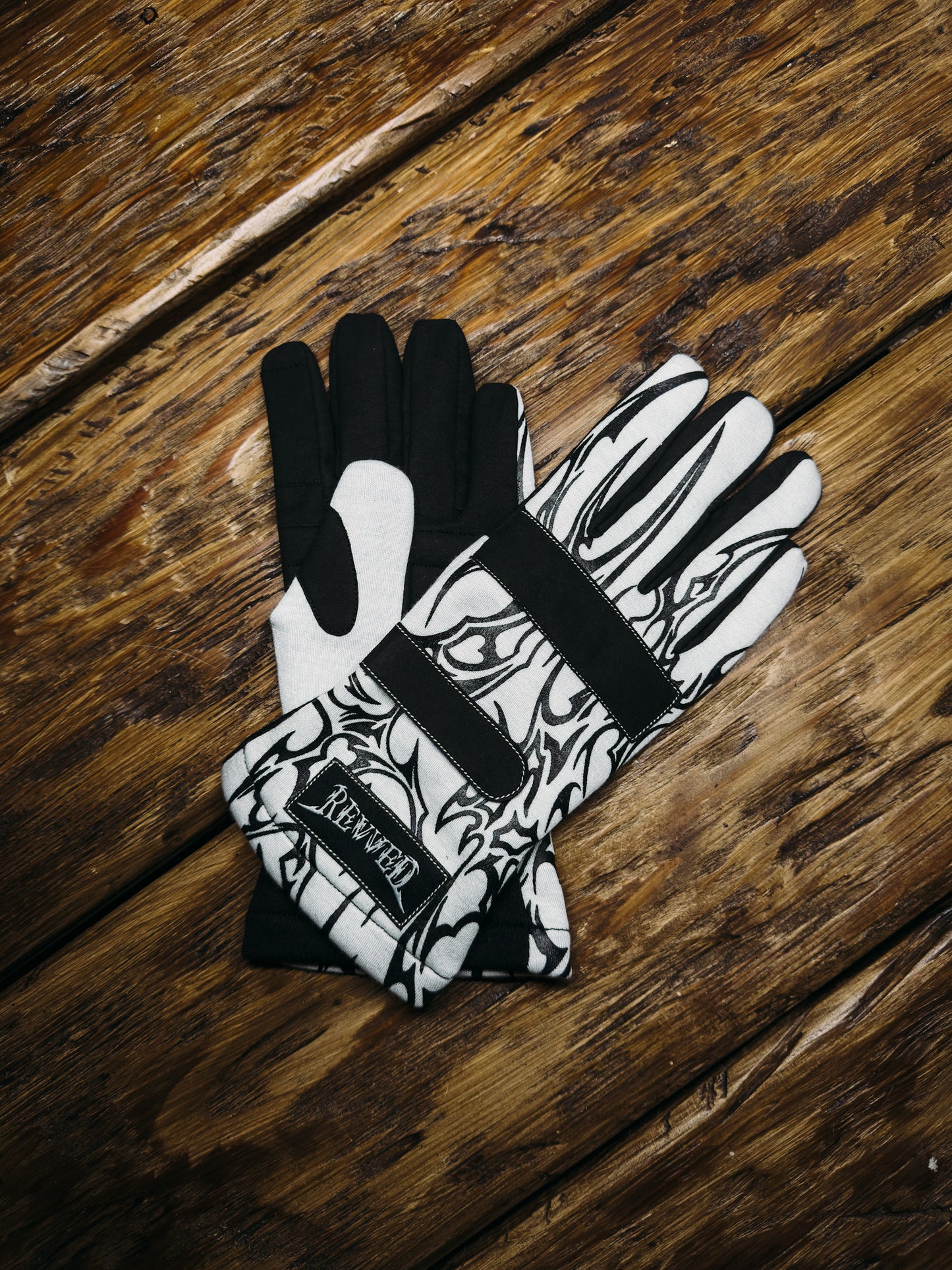 REVVED RACING GLOVES - WHITE