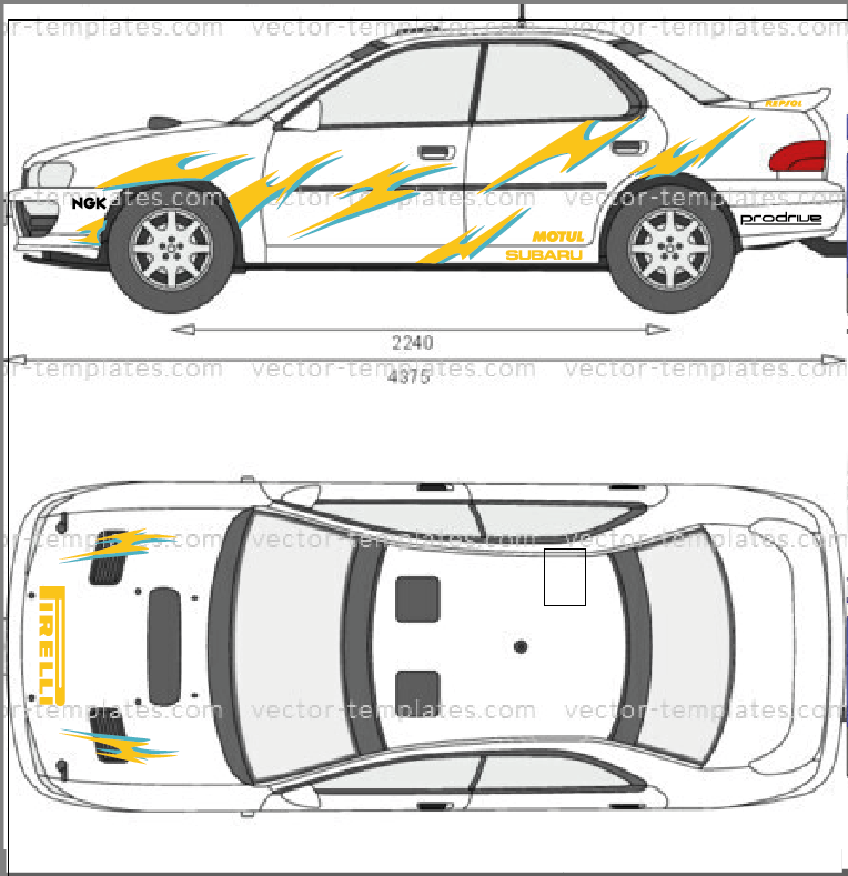 Subaru custom livery