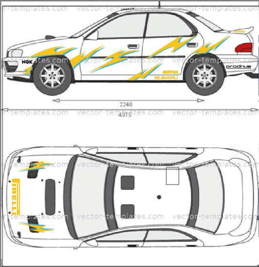 Subaru custom livery