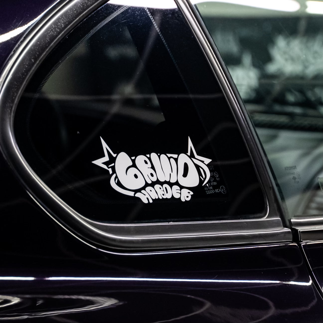 GRIND HARDER DECAL