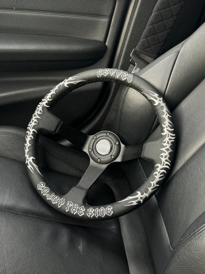 "ENJOY THE RIDE" STEERING WHEEL