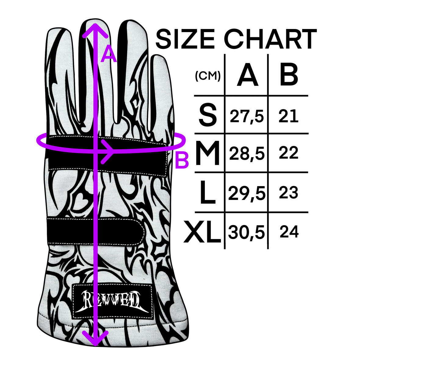 REVVED RACING GLOVES - WHITE