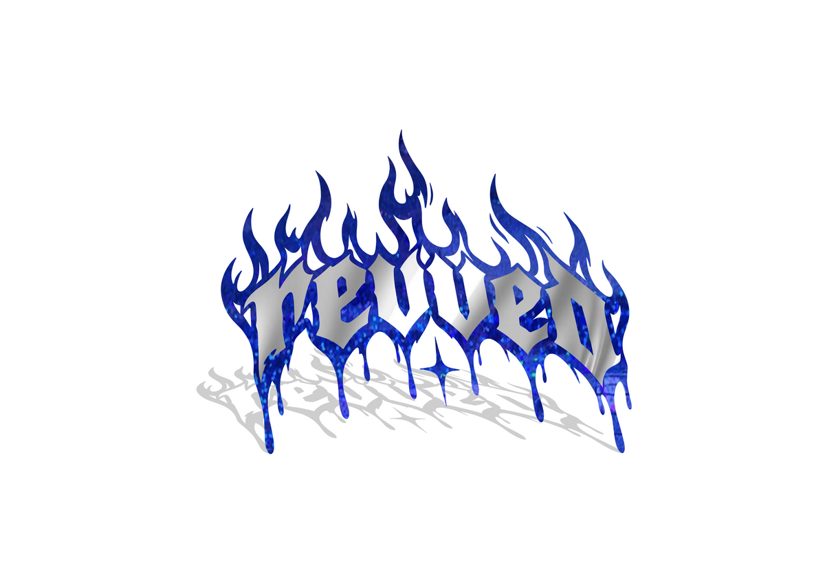 MELTDOWN DECAL - NIEBIESKI