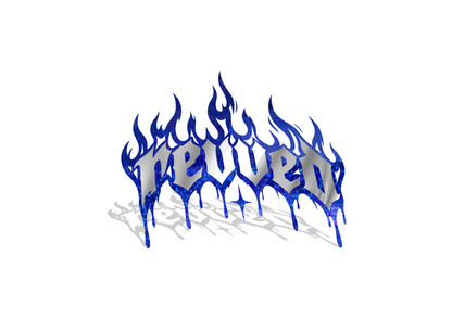 MELTDOWN DECAL - NIEBIESKI