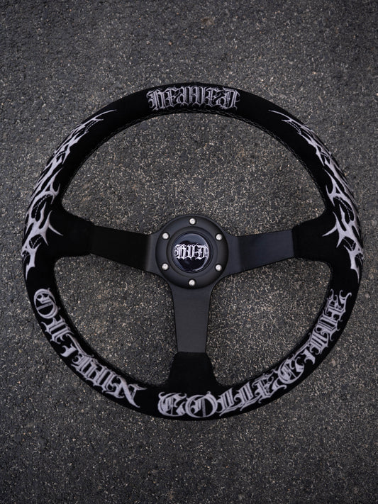 OUTRUN STEERING WHEEL - GREY EDITION