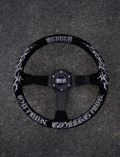 OUTRUN STEERING WHEEL - GREY EDITION