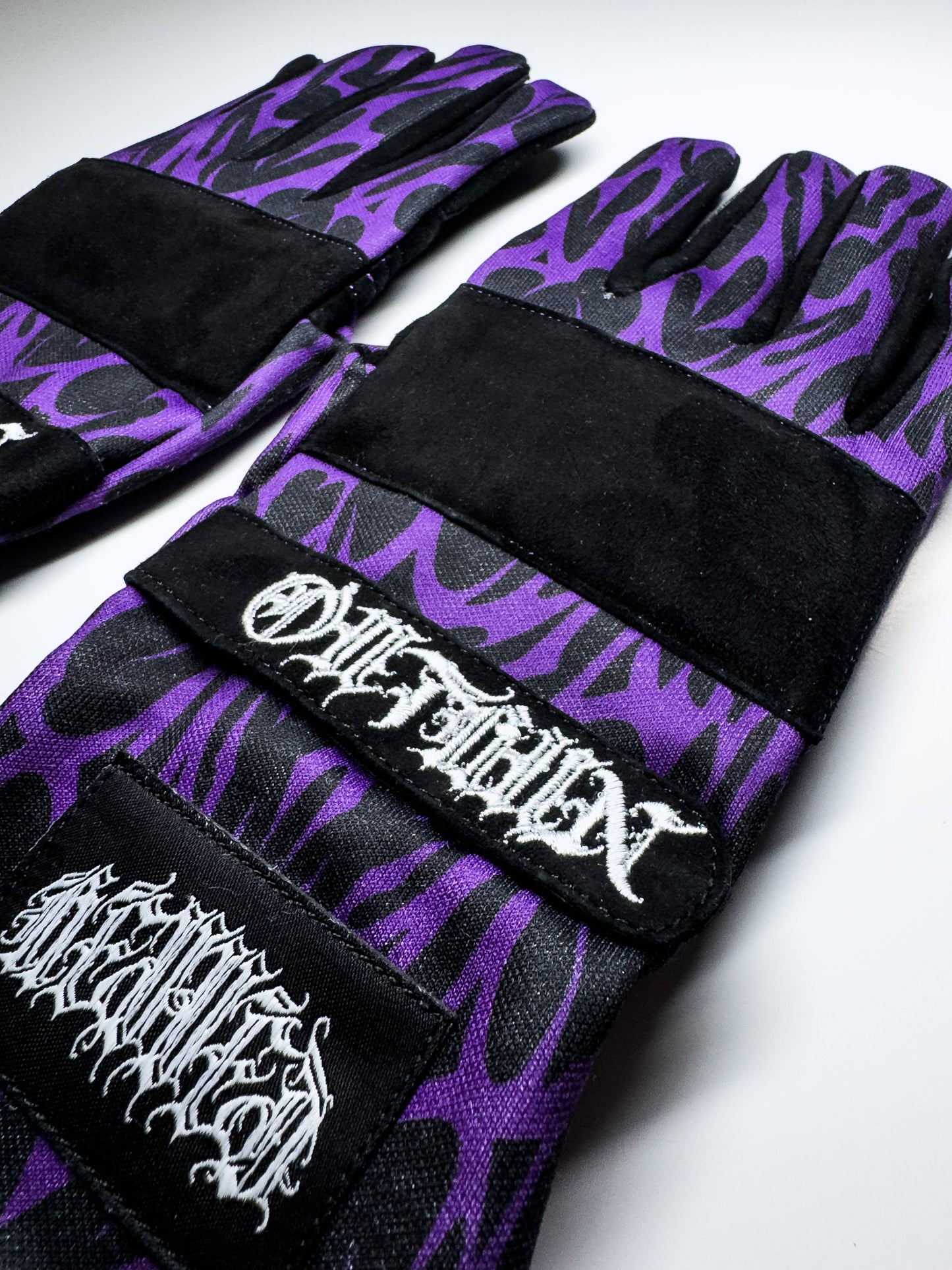 OUTRUN RACING GLOVES - PURPLE