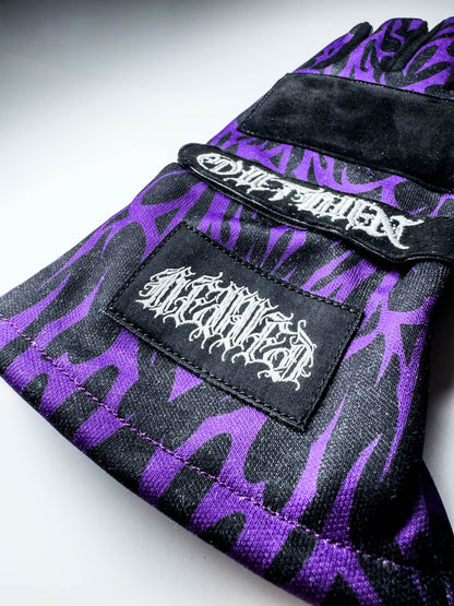 OUTRUN RACING GLOVES - PURPLE
