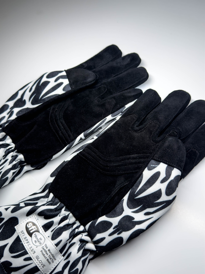 OUTRUN RACING GLOVES - BLACK