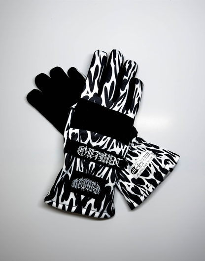 OUTRUN RACING GLOVES - BLACK