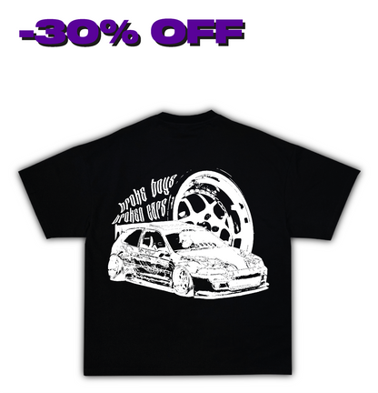"BROKE BOYS BROKEN CARS" T-SHIRT BLACK