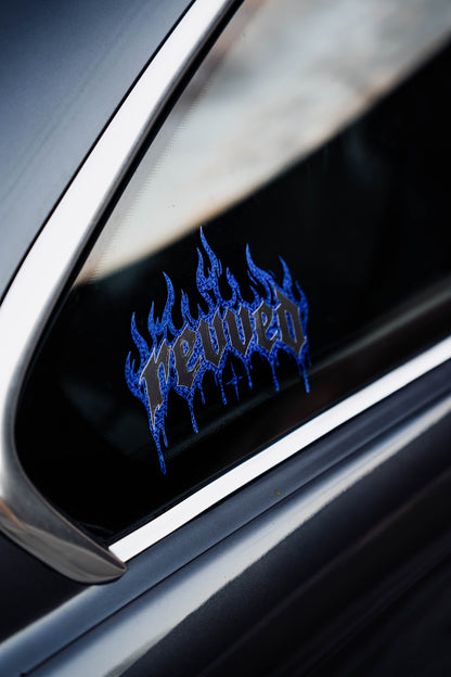 MELTDOWN DECAL - NIEBIESKI